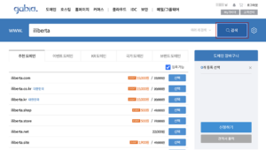 가비아에 도메인 넣어보기