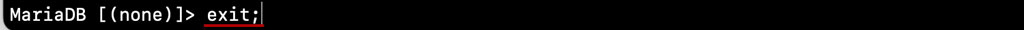 db 종료하기