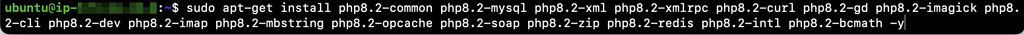 php8.2-fpm 확장설치