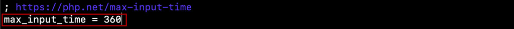 max_input_time=360