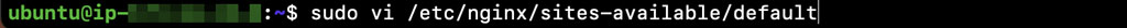 nginx 기본 설정 파일 접근하기
