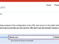 도메인 입력 후 submit 클릭